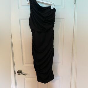 Women’s one shoulder sleeveless dress medium